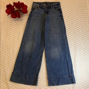 🌹Fashion Nova • CUTE Classic Blue Denim FLARE WIDE LEG DENIM JEANS